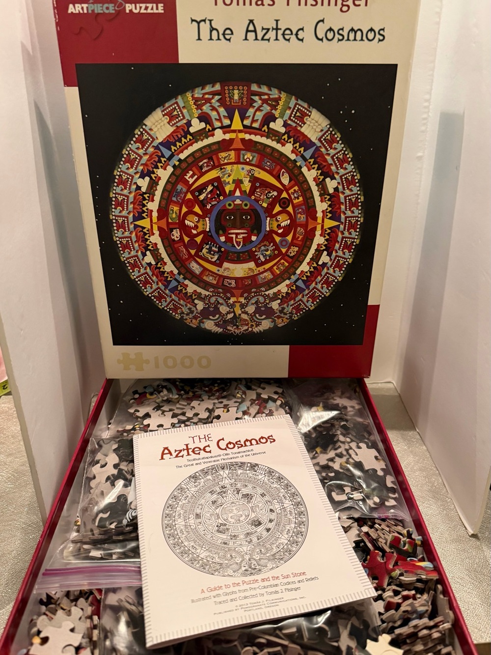 Artpiece Puzzle The Aztec Cosmos 1000-Piece Jigsaw Puzzle.